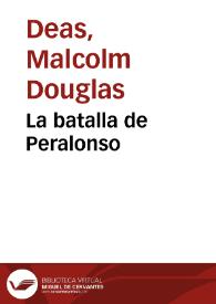 Portada:La batalla de Peralonso