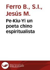 Portada:Pe-Kiu-Yi un poeta chino espiritualista