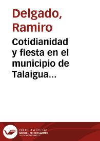 Portada:Cotidianidad y fiesta en el municipio de Talaigua Relatos de la gente