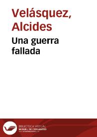 Portada:Una guerra fallada