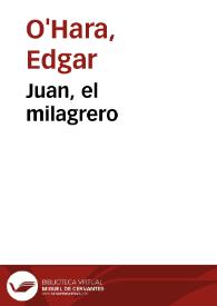 Portada:Juan, el milagrero