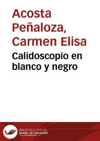 Portada:Calidoscopio en blanco y negro