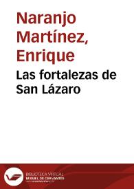 Portada:Las fortalezas de San Lázaro