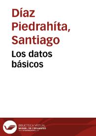 Portada:Los datos básicos