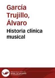 Portada:Historia clínica musical