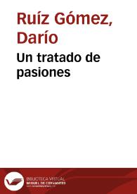 Portada:Un tratado de pasiones