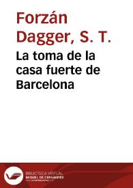 Portada:La toma de la casa fuerte de Barcelona