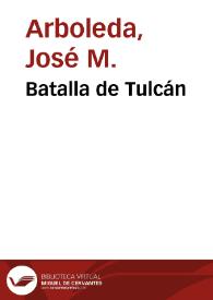 Portada:Batalla de Tulcán