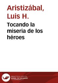 Portada:Tocando la miseria de los héroes