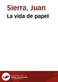 Portada:La vida de papel