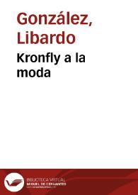 Portada:Kronfly a la moda