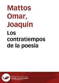 Portada:Los contratiempos de la poesía