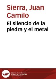 Portada:El silencio de la piedra y el metal