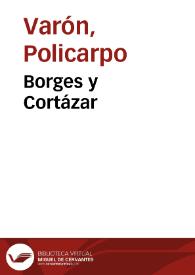 Portada:Borges y Cortázar