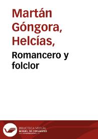 Portada:Romancero y folclor