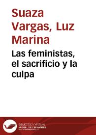 Portada:Las feministas, el sacrificio y la culpa