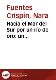 Portada:Hacia el Mar del Sur por un río de oro: un avistamiento prefigurado en mapas