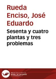 Portada:Sesenta y cuatro plantas y tres problemas