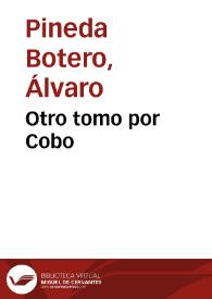 Portada:Otro tomo por Cobo