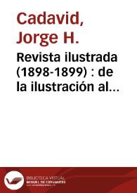 Portada:Revista ilustrada (1898-1899) : de la ilustración al modernismo