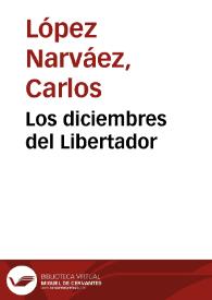 Portada:Los diciembres del Libertador