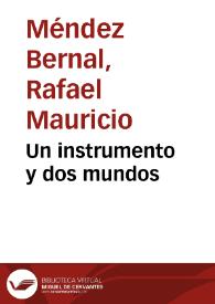 Portada:Un instrumento y dos mundos