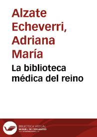 Portada:La biblioteca médica del reino