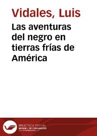 Portada:Las aventuras del negro en tierras frías de América