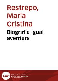 Portada:Biografía igual aventura