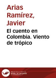Portada:El cuento en Colombia. Viento de trópico