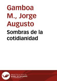 Portada:Sombras de la cotidianidad