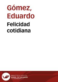 Portada:Felicidad cotidiana