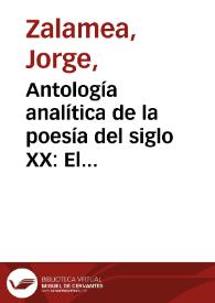Portada:Antología analítica de la poesía del siglo XX: El poeta ante Dios