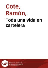 Portada:Toda una vida en cartelera
