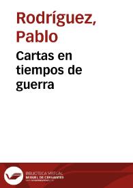 Portada:Cartas en tiempos de guerra