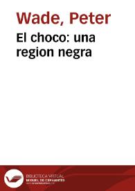 Portada:El choco: una region negra