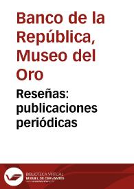 Portada:Reseñas: publicaciones periódicas