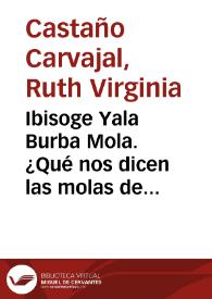 Portada:Ibisoge Yala Burba Mola. ¿Qué nos dicen las molas de protección?