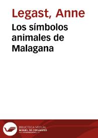 Portada:Los símbolos animales de Malagana