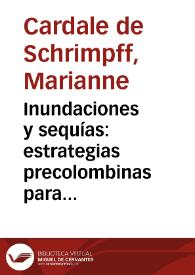 Portada:Inundaciones y sequías: estrategias precolombinas para sobrevivir en el valle geográfico del río cauca