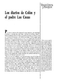 Los diarios de Colón y el padre Las Casas / Rodolfo A. Borello
