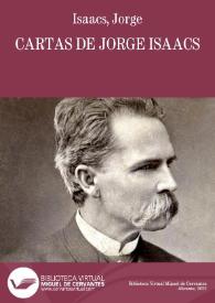 Portada:Cartas de Jorge Isaacs