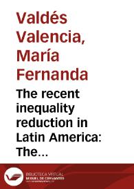 Portada:The recent inequality reduction in Latin America: The role of tax policy = La reciente reducción de la desigualdad en América Latina: el rol de la política tributaria