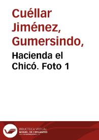 Portada:Hacienda el Chicó. Foto 1