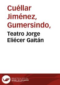 Portada:Teatro Jorge Eliécer Gaitán