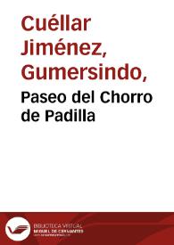 Portada:Paseo del Chorro de Padilla