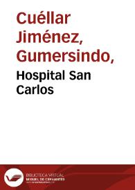 Portada:Hospital San Carlos