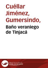 Portada:Baño veraniego de Tinjacá