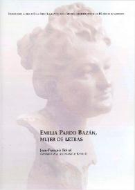 Portada:Emilia Pardo Bazán, mujer de letras y de libros / Jean-François Botrel