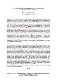 Portada:Estudios sobre la ecopoesía hispánica contemporánea: Hacia un estado de la cuestión / Ronald Campos López